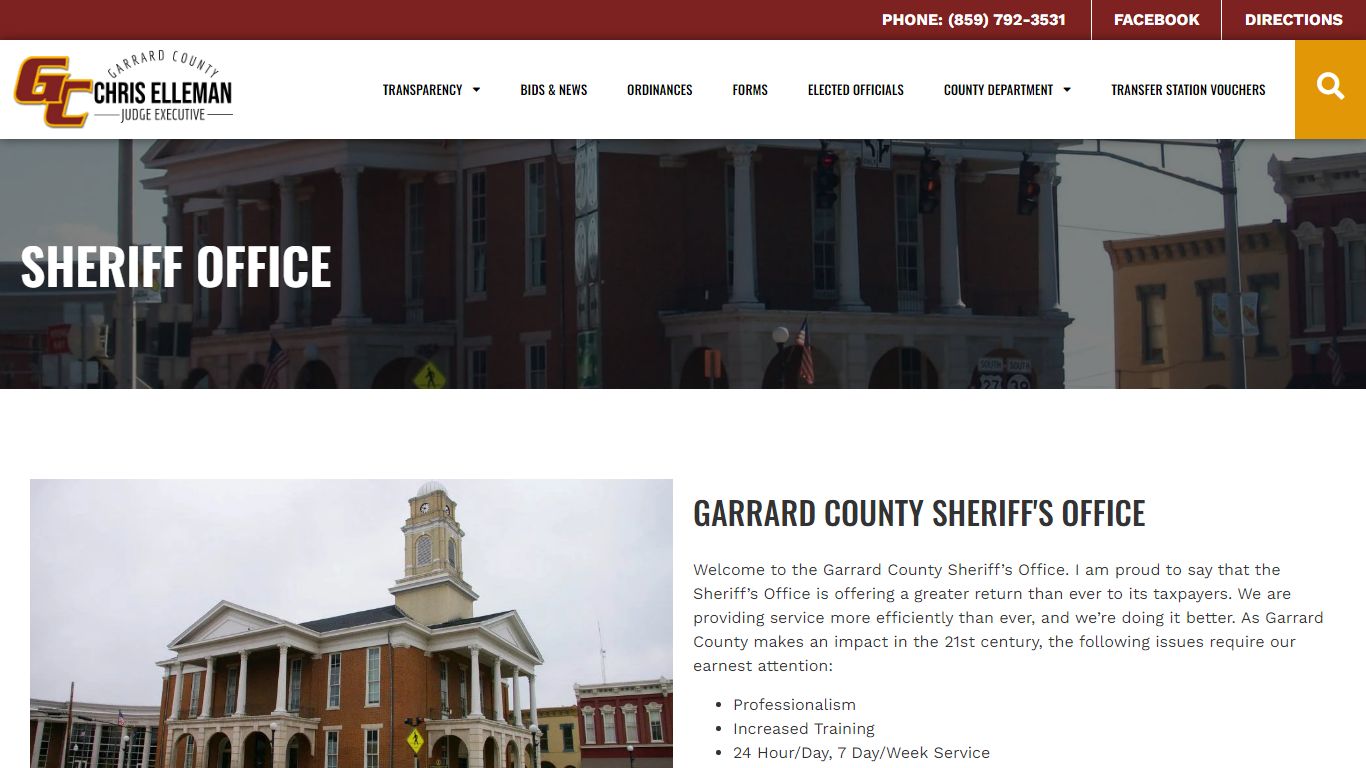 Sheriff Office | Garrard County